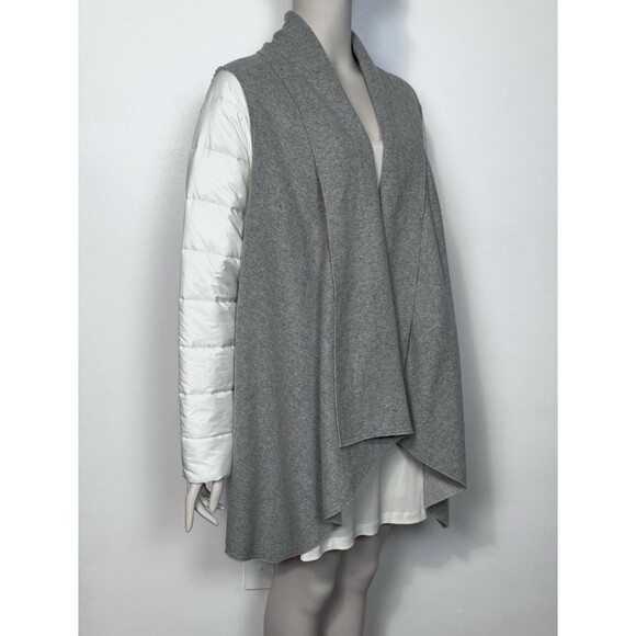 Anthropologie Sttitwa Cardigan Sweater Jacket Open Front Puffer Sleeves Size M - Picture 4 of 15